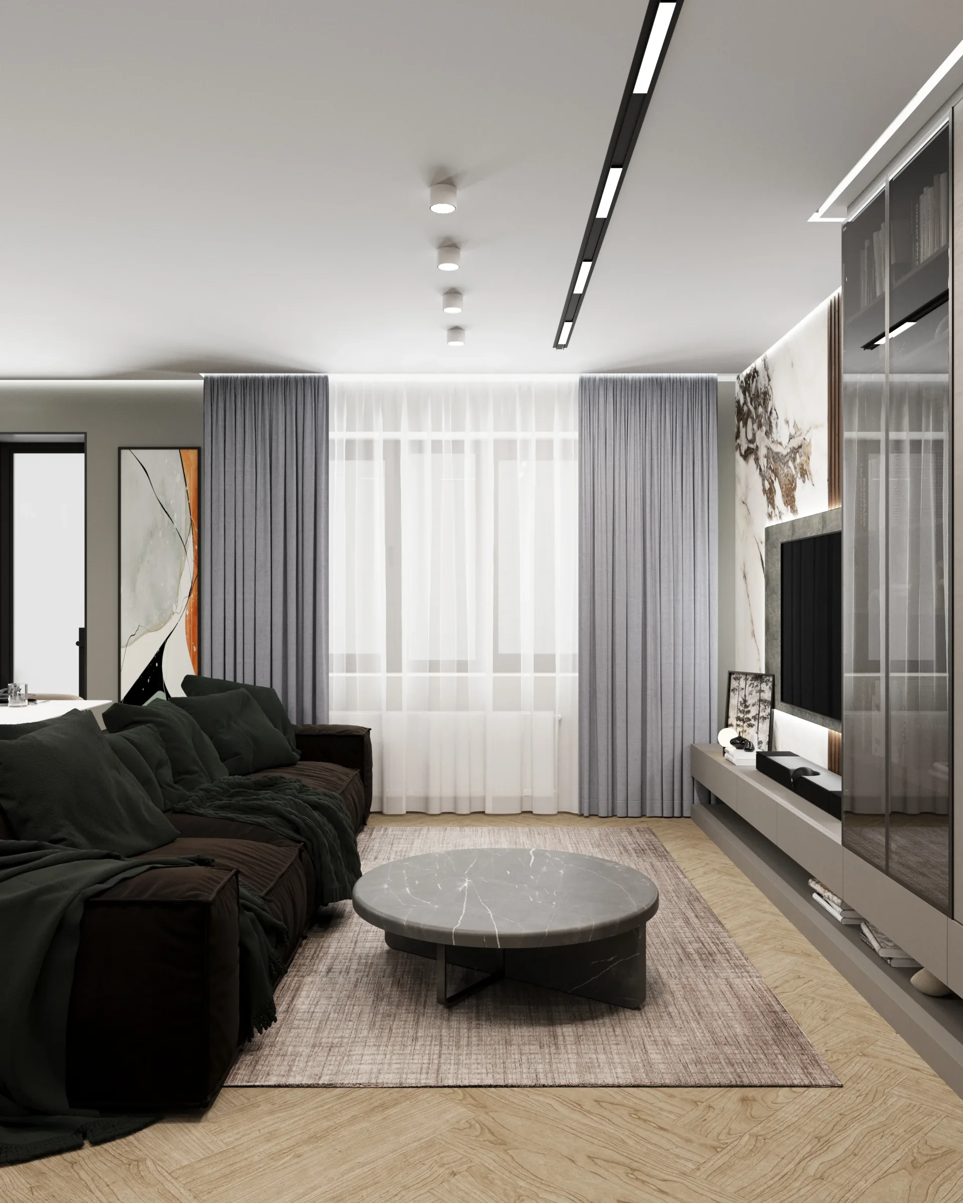 Кухни-гостиные, фото 15