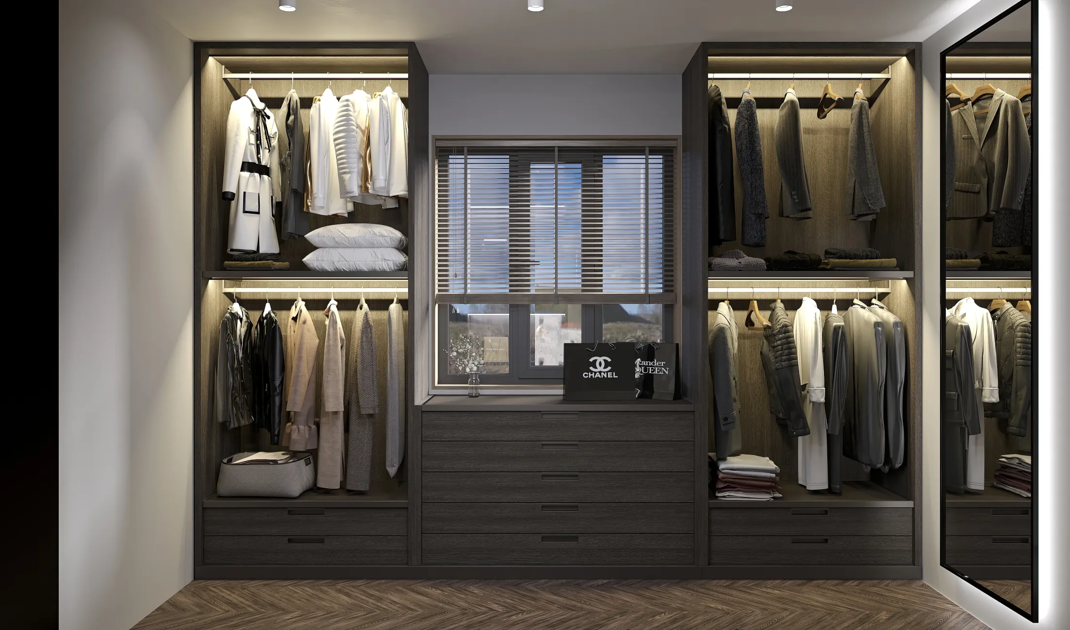 Гардеробные, фото 18